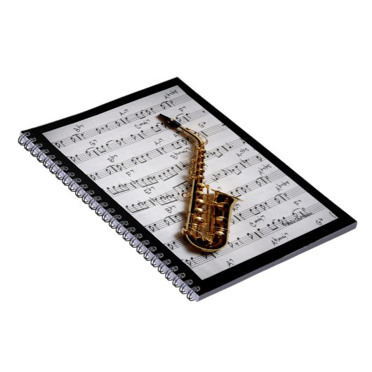 Saxophone Classic notebook Notitieboek (Rechterzijde)