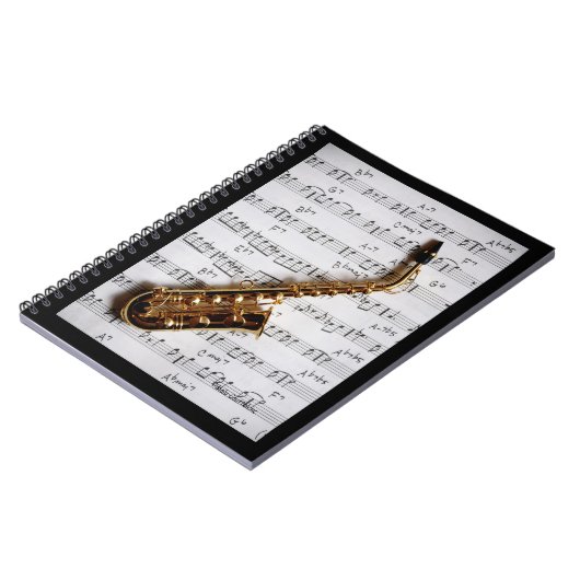 Saxophone Classic notebook Notitieboek (Linkerzijde)