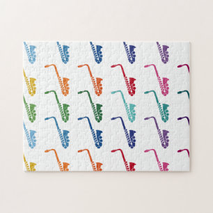 Saxophone Colorful Fun Array Music Legpuzzel
