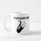 Saxophone CUSTOM NAME Koffiemok (Links)