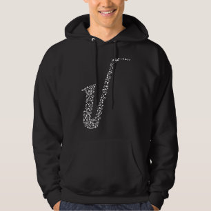 Saxophone Day Jazz Orchestra Instrument Band Music Hoodie