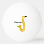 Saxophone Design Pingpongbal (Voorkant)