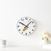 "Saxophone" design wall clocks Ronde Klok (Huis)