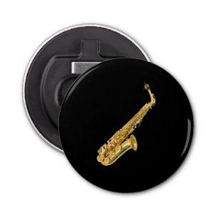 "Saxophone"-designgiften en -producten Button Flesopener