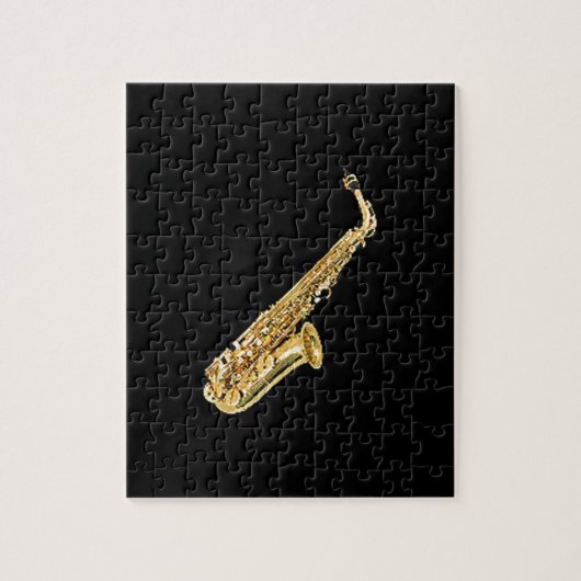 "Saxophone"-designgiften en -producten Legpuzzel (Verticaal)