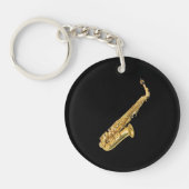 "Saxophone"-designgiften en -producten Sleutelhanger (Voorkant)