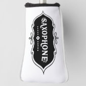 Saxophone Emblem Golfheadcover (Draai 90)