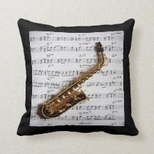 Saxophone en Music Pillow