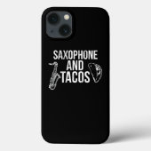Saxophone en Tacos Funny Taco Band Case-Mate iPhone Case (Achterkant)