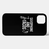 Saxophone en Tacos Funny Taco Band Case-Mate iPhone Case (Achterkant (horizontaal))