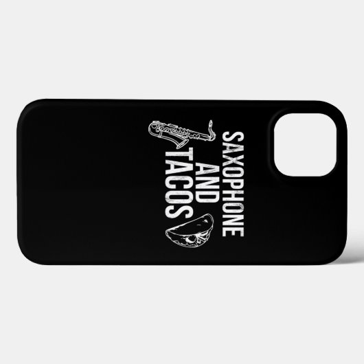 Saxophone en Tacos Funny Taco Band Case-Mate iPhone Case (Achterkant (horizontaal))