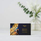 Saxophone - Fractal Visitekaartje (Staand voorkant)