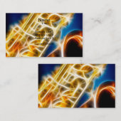 Saxophone - Fractal Visitekaartje (Voorkant / Achterkant)