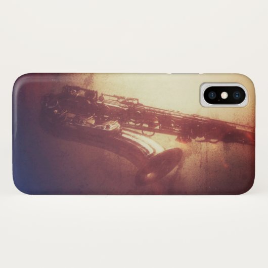 SAXOPHONE FUNKY JAZZ IPHONE-ZAAK Case-Mate iPhone CASE (Achterkant (horizontaal))