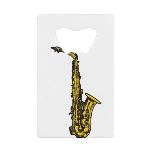 Saxophone Gear Creditkaart Flessenopener