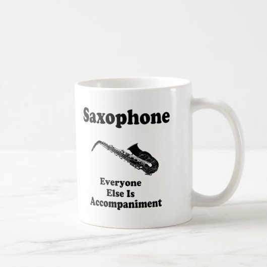 Saxophone Gift Koffiemok (Rechts)