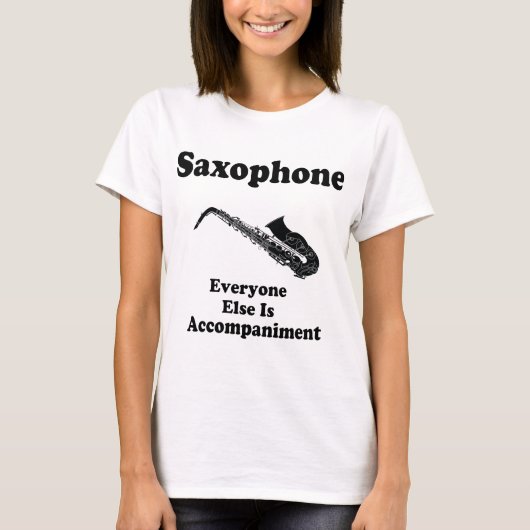 Saxophone Gift T-shirt (Voorkant)