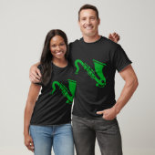 Saxophone - Grass Green T-shirt (Unisex)