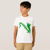 Saxophone - Grass Green T-shirt (Voorkant volledig)
