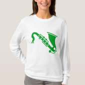 Saxophone - Grass Green T-shirt (Voorkant)
