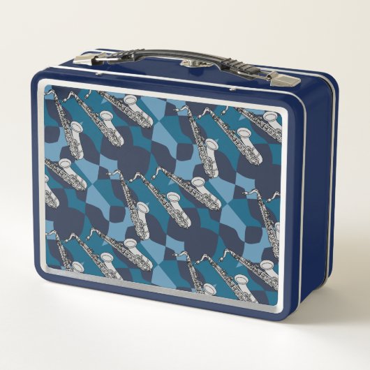 Saxophone Grey Pattern (Achterkant)