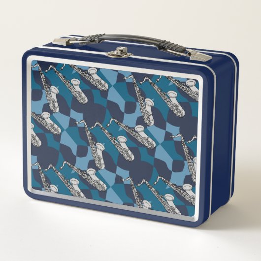 Saxophone Grey Pattern (Voorkant)