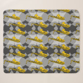 Saxophone Grey Pattern Sherpa Deken (Voorkant (horizontaal))