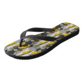 Saxophone Grey Pattern Teenslippers (Schuin)