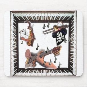 Saxophone Guitar Trombone Piano Design Muismat