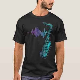 Saxophone Heartbeat T-shirt