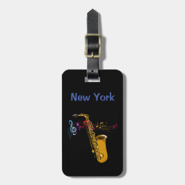 Saxophone Jazz in New York Bagagelabel