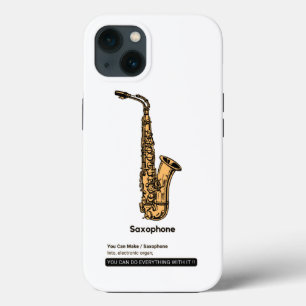 Saxophone Jazz Instrument Case-Mate iPhone Case