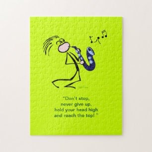 Saxophone Jazz Music Legpuzzel