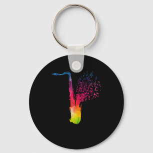 Saxophone - Jazz Musician Saxophonist Gift Sleutelhanger