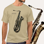 Saxophone Jazzy Fotografisch T-shirt