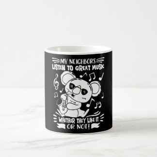 Saxophone Koala Jazz Saxophone Koffiemok