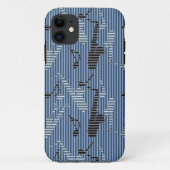Saxophone Lines Case-Mate iPhone Case (Achterkant)