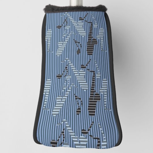 Saxophone Lines Golfheadcover (Draai 90)