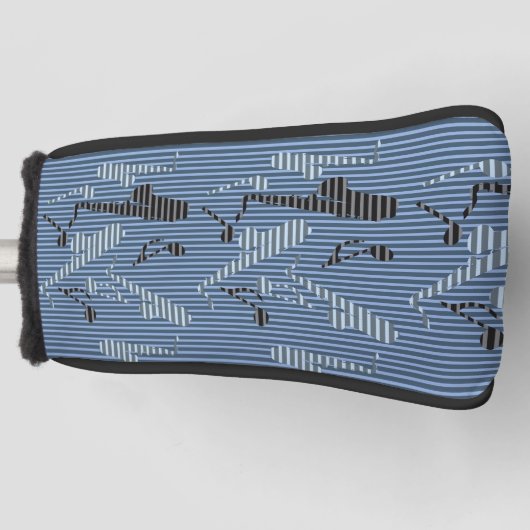 Saxophone Lines Golfheadcover (Voorkant)