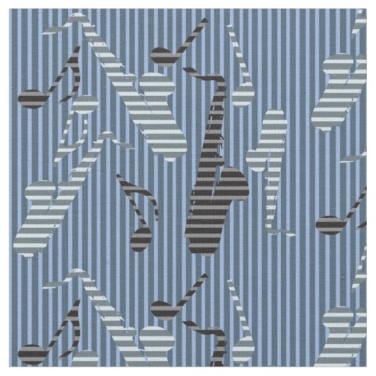 Saxophone Lines Stof (Close Up)