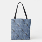 Saxophone Lines Tote Bag (Achterkant)