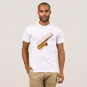 Saxophone Lover T-shirt (Voorkant volledig)