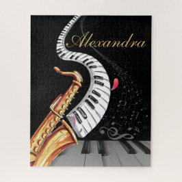 Saxophone Luxury persoonlijke piano Legpuzzel