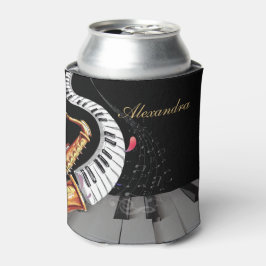 Saxophone Luxury Piano Music op maat Blikjeskoeler