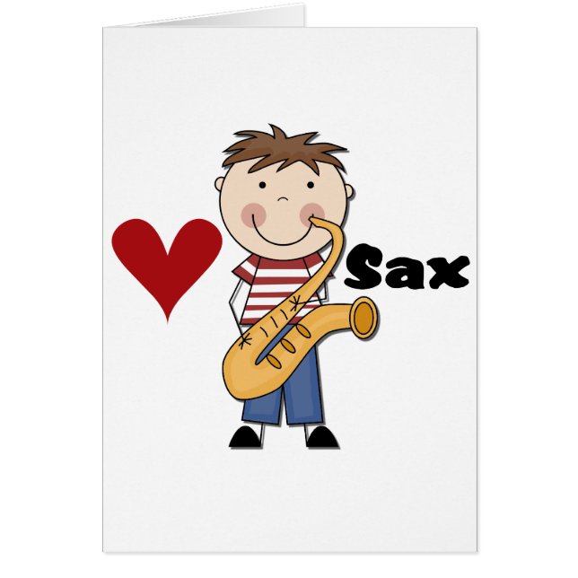 Saxophone - Male Tshirts en Gifts (Voorkant)