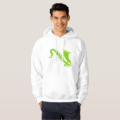 Saxophone - Martian Green Hoodie (Voorkant volledig)