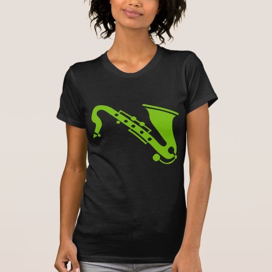 Saxophone - Martian Green T-shirt (Voorkant)