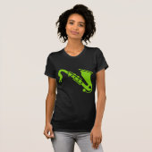 Saxophone - Martian Green T-shirt (Voorkant volledig)