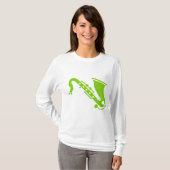 Saxophone - Martian Green T-shirt (Voorkant volledig)