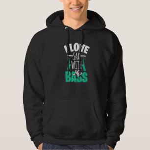 Saxophone Motif voor saxofone Player 3 Hoodie
